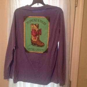 Lauren James Medium Purple Shirt